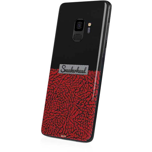 Elephant Print Red Sneakerhead Galaxy S9 Skin